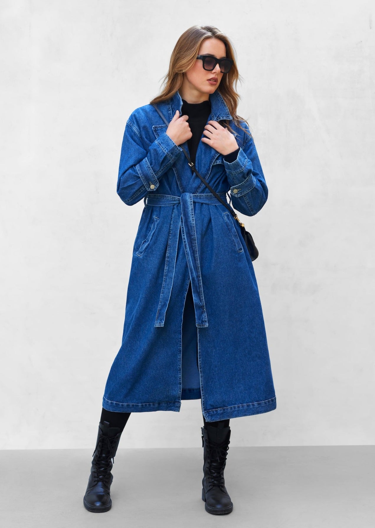 Denim Trench Coat