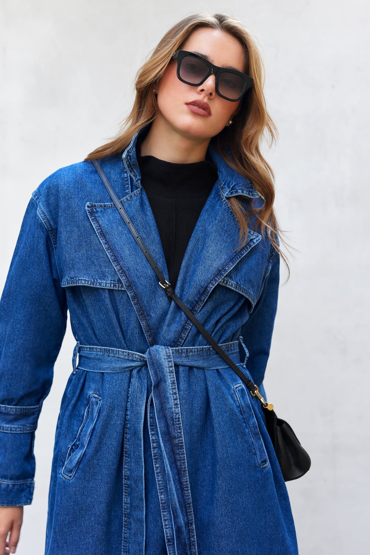 Denim Trench Coat