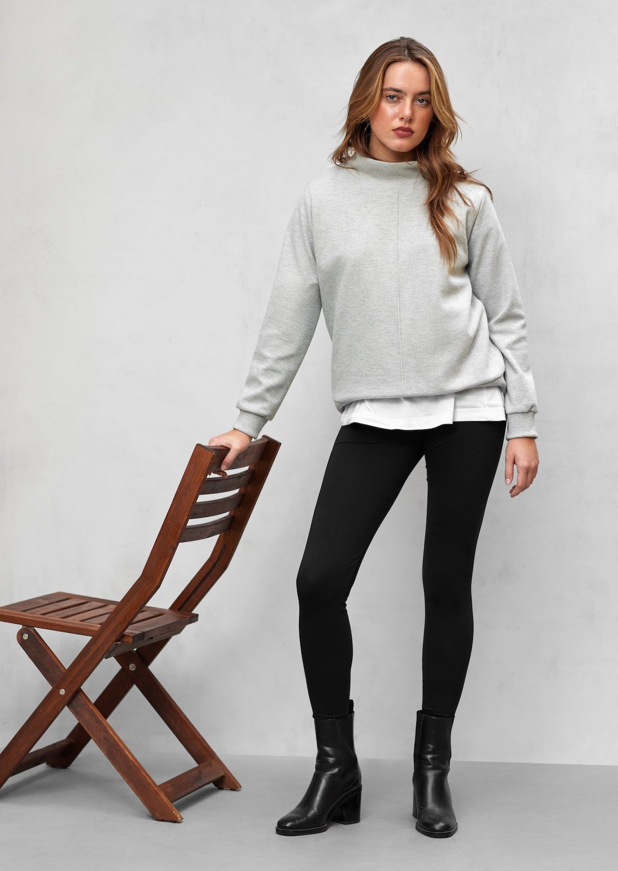 Basic Lose Fit Cashmere Pullover