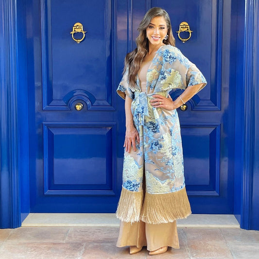 KK - Blue Kimono Kaftan